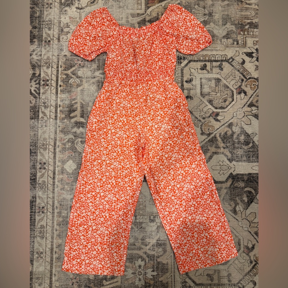 Cat & Jack Orange Jumpsuit
